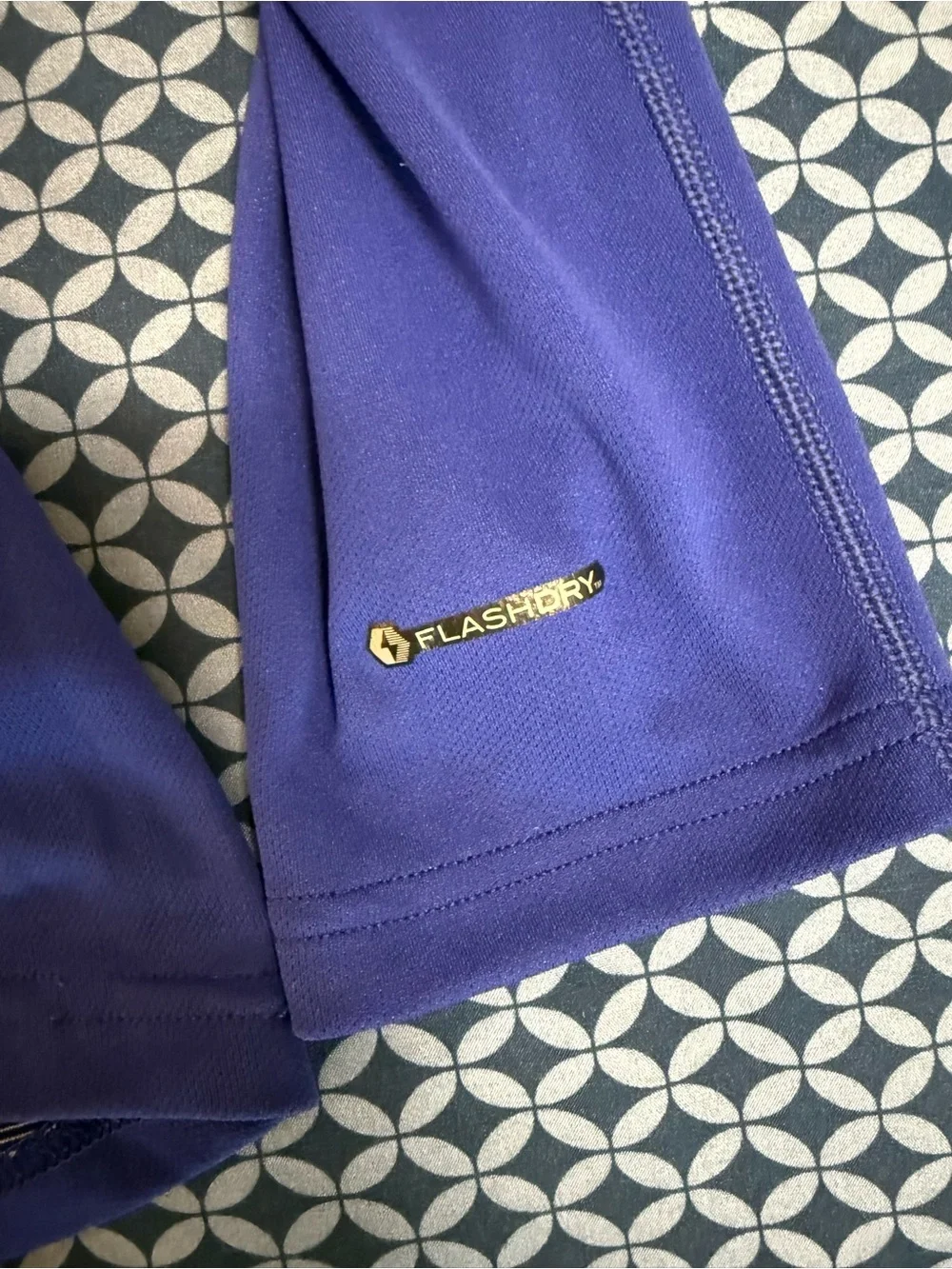 The North Face FlashDry Men’s Blue Long Sleeve Performance Shirt